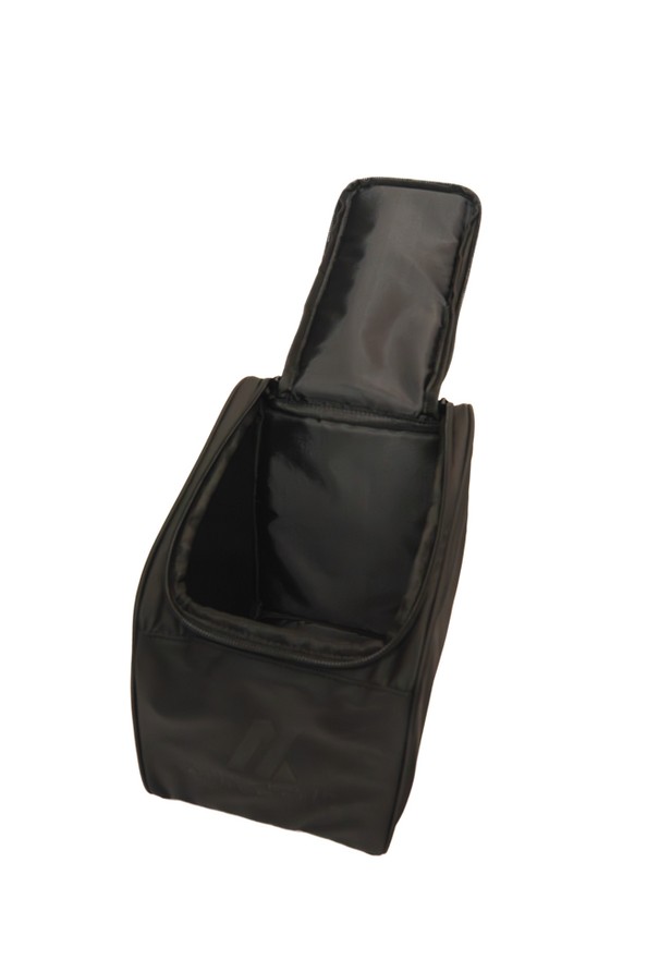 Removable grip pouch that attaches with hook-and-loop fasteners